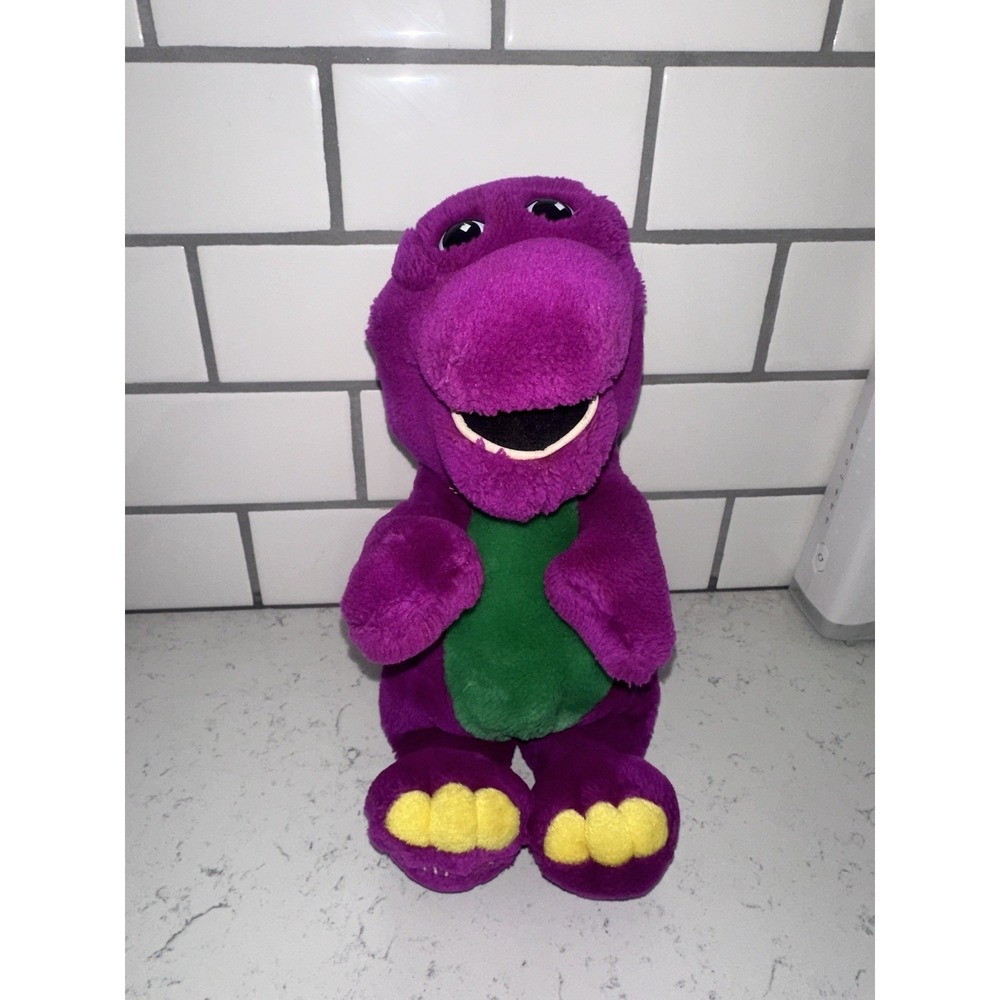 Vintage 1993 Barney Dinosaur Plush Lyons Group Stuffed Animal Toy